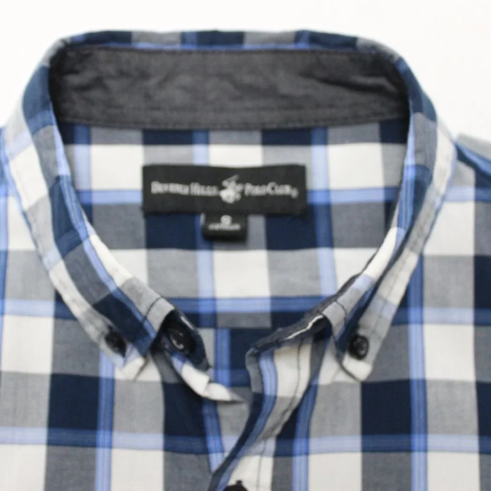 Boy's Beverly Hills Polo Club Plaid Button-Down